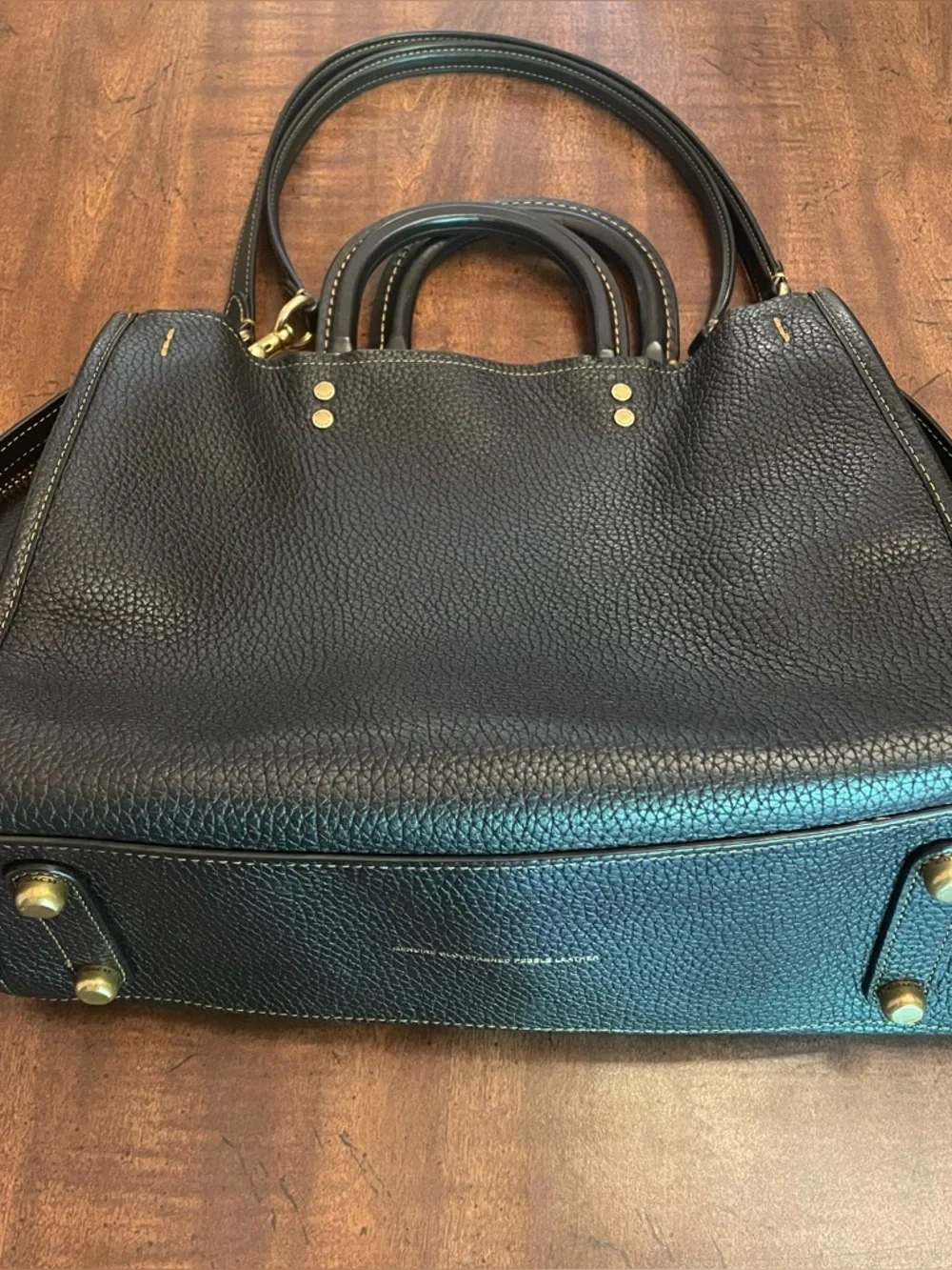 Coach Rogue 30 Glove Tanned Leather - Black - Brass - Shoulder / Crossbody Bag - Picture 2 of 16